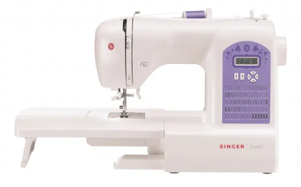 Singer Starlet 6680 - Symaskine - 80 søm - 6 et-trins knaphuller - LCD display