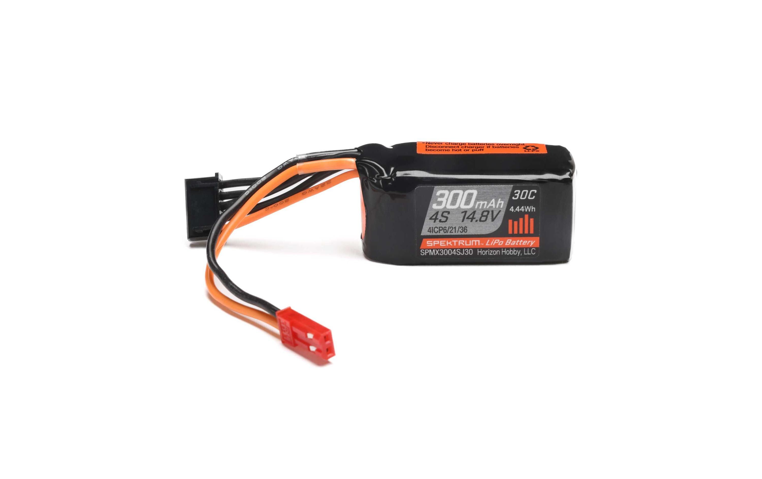 RC-Akku LiPo 300 mAh 14.8 V 30CKleiner 4S LiPo Akku mit JST-RCY BEC Stecker für Flugmodelle