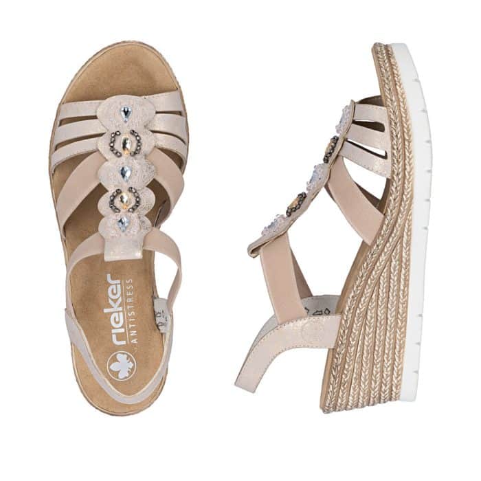 Rieker Sandal Dame 619B2-31