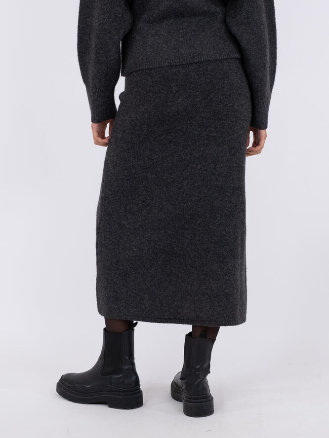 Neo Noir Ashanti Knit Skirt Antracit