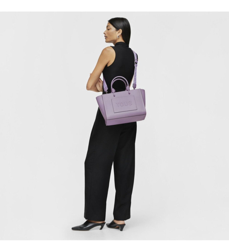 Bolsa Tous Amaya Shopper na cor lilás
