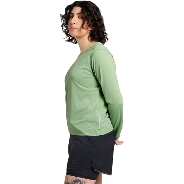 T-shirt running CIELE W DLYLONGSLEEVE SPRUCE