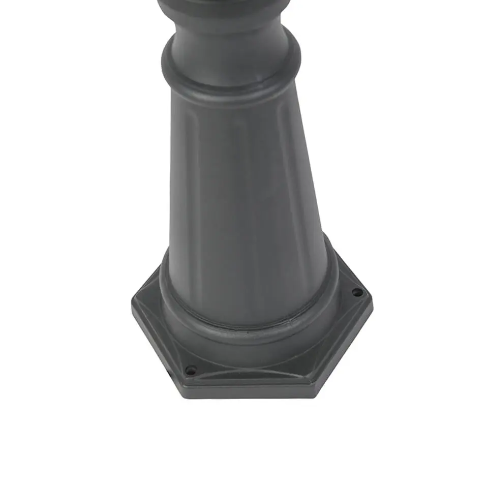 Qazqa staande buitenlampen guardado zwart e27