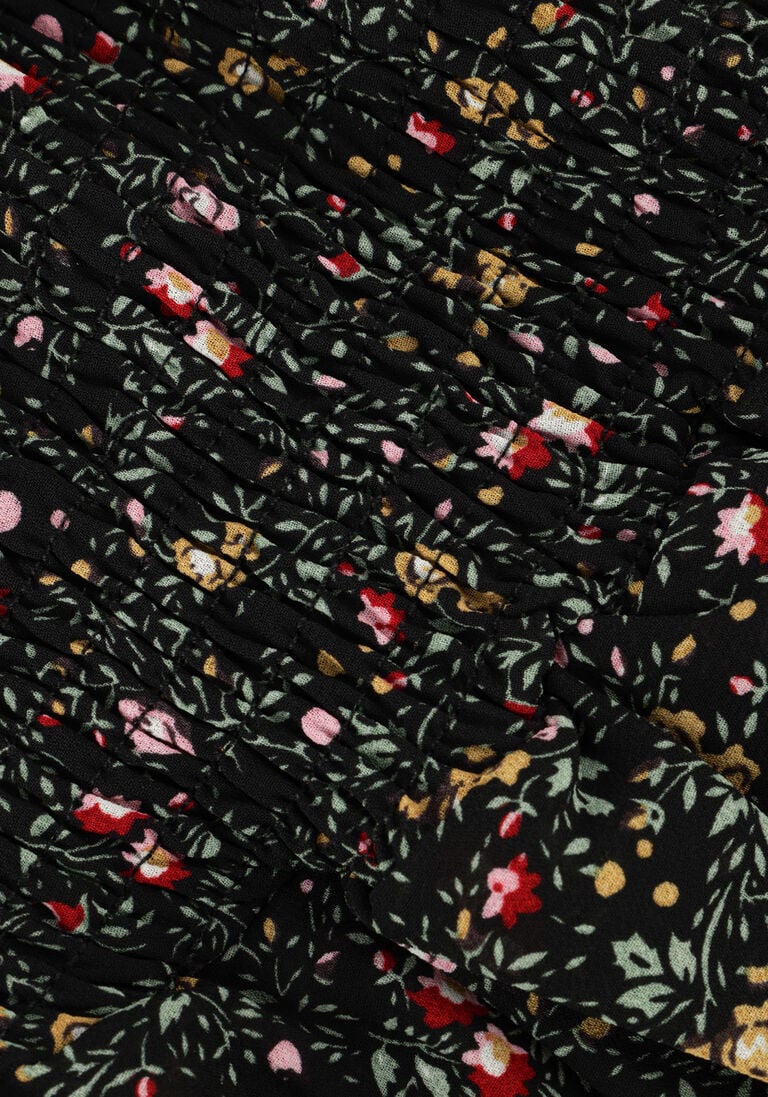 COLOURFUL REBEL donkergroene colourful rebel minirok noela mini flower mini layer skirt