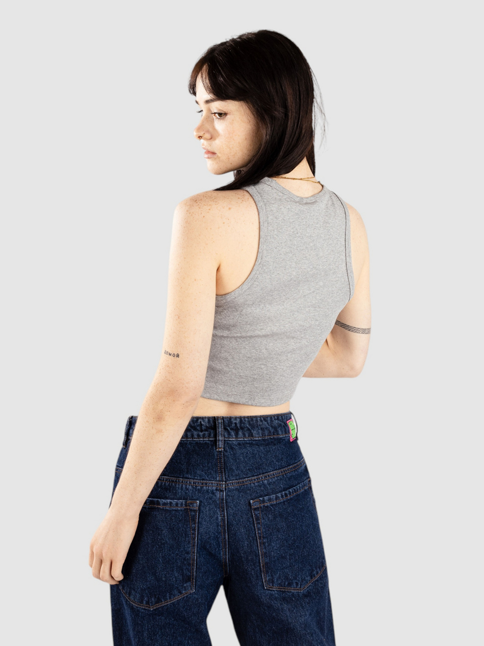 adidas Originals Ess Rib Tank Top mgreyh