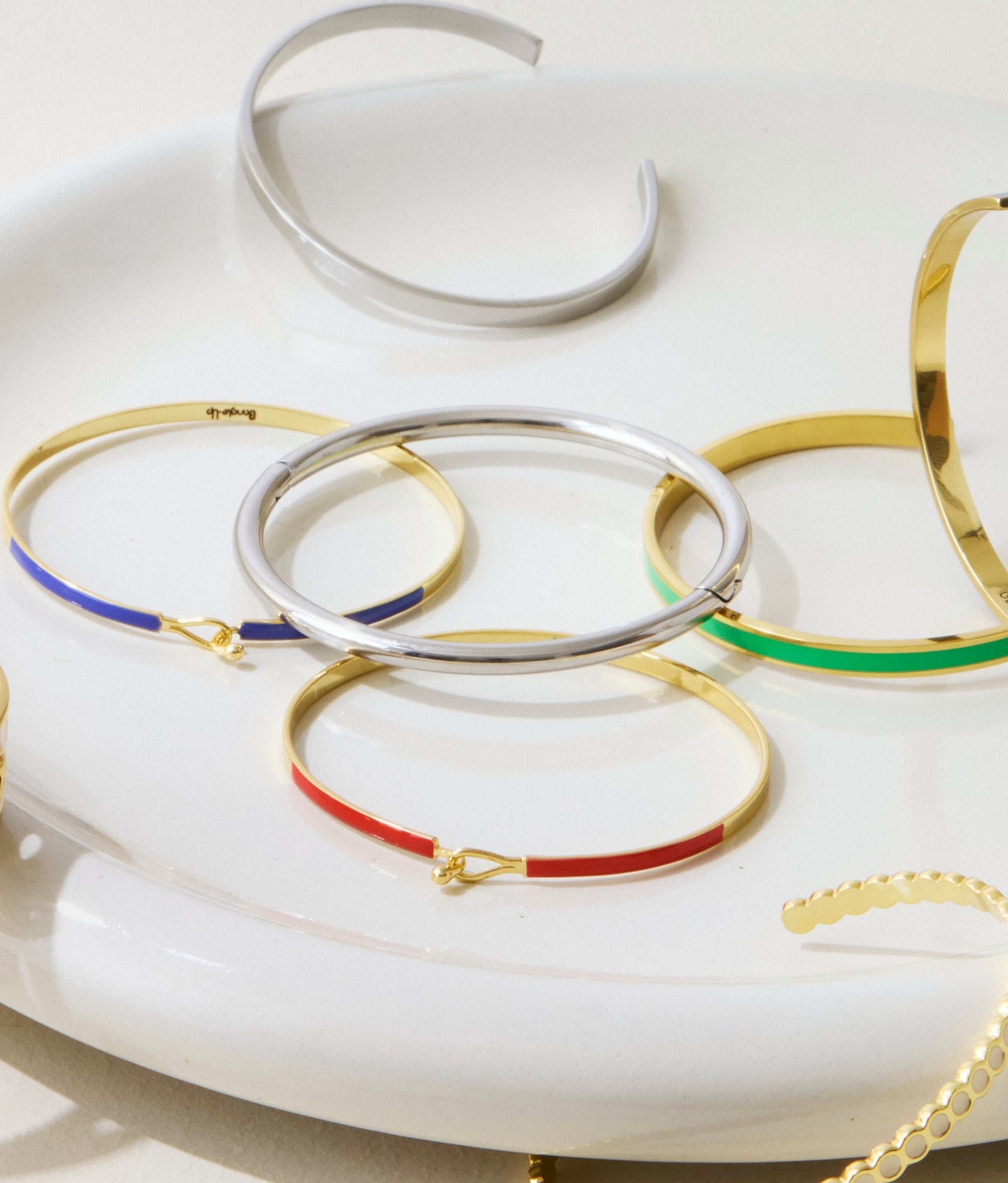 Bangle Up  AN-O armbånd - Rhodium