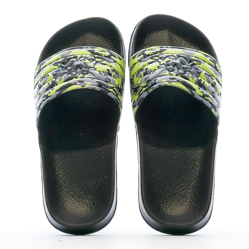 Kappa Claquettes Noir/Vert Garçon Kappa 351K2UW