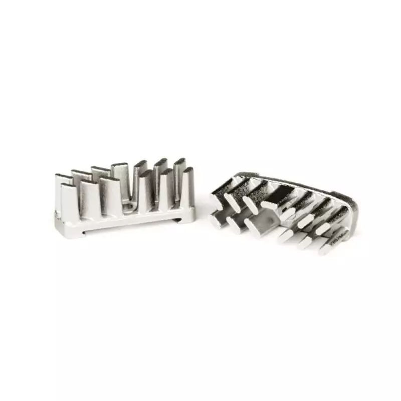 ELVEDES 1 paire de radiateurs aluminium pour plaquettes de frein AEROSTREAM Silver