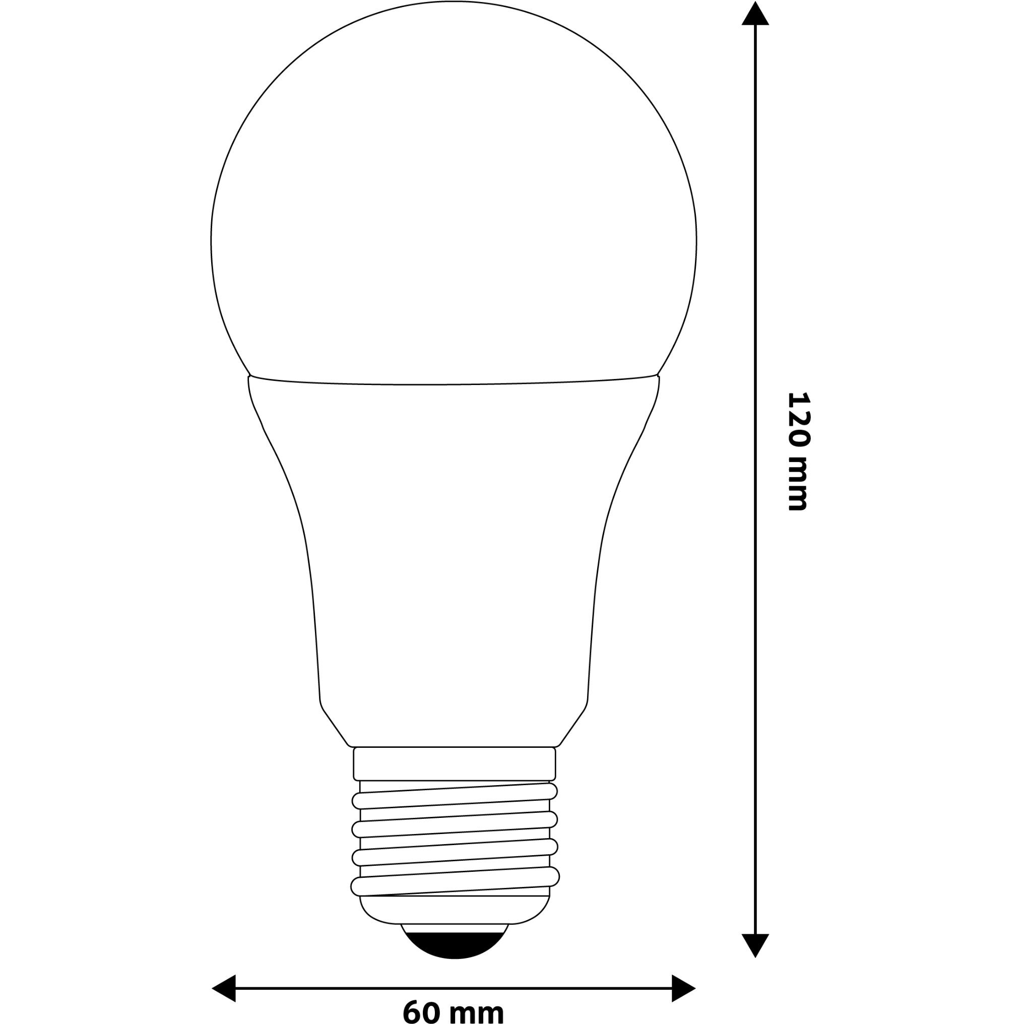 Avide LED Globe A60 12W E27 180° NW