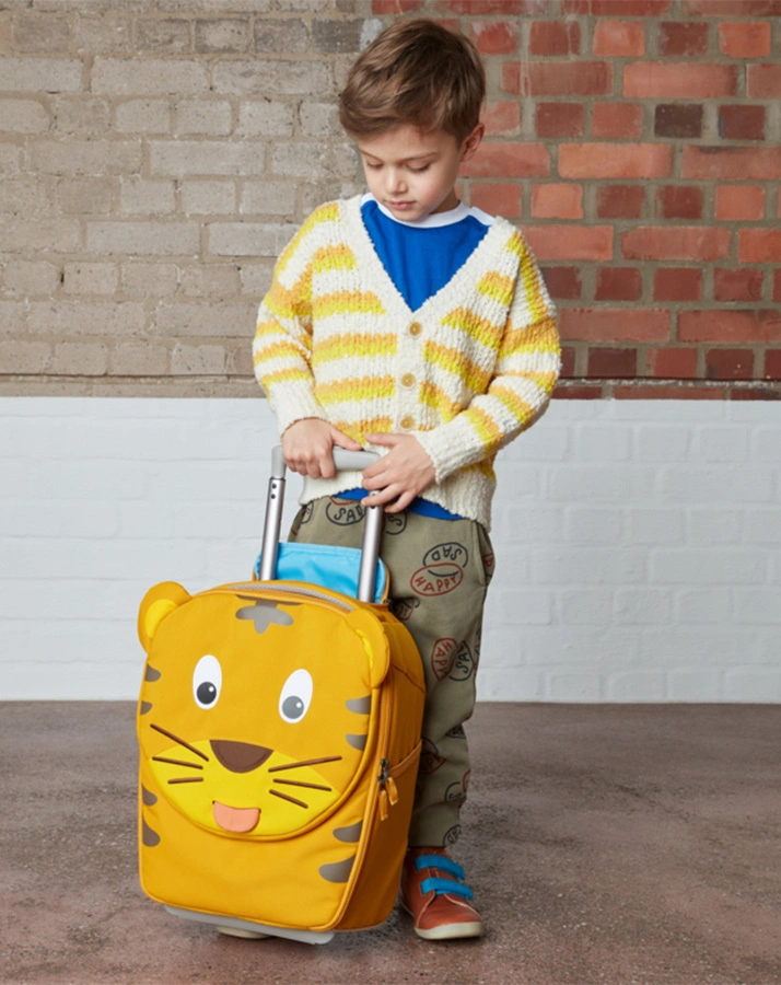 Kinder-Trolley TIMMY TIGER (30x40x16,5) in gelb