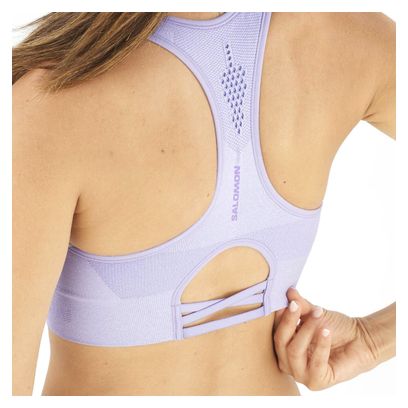 Brassière Salomon Elevate Move On Bleu Femme