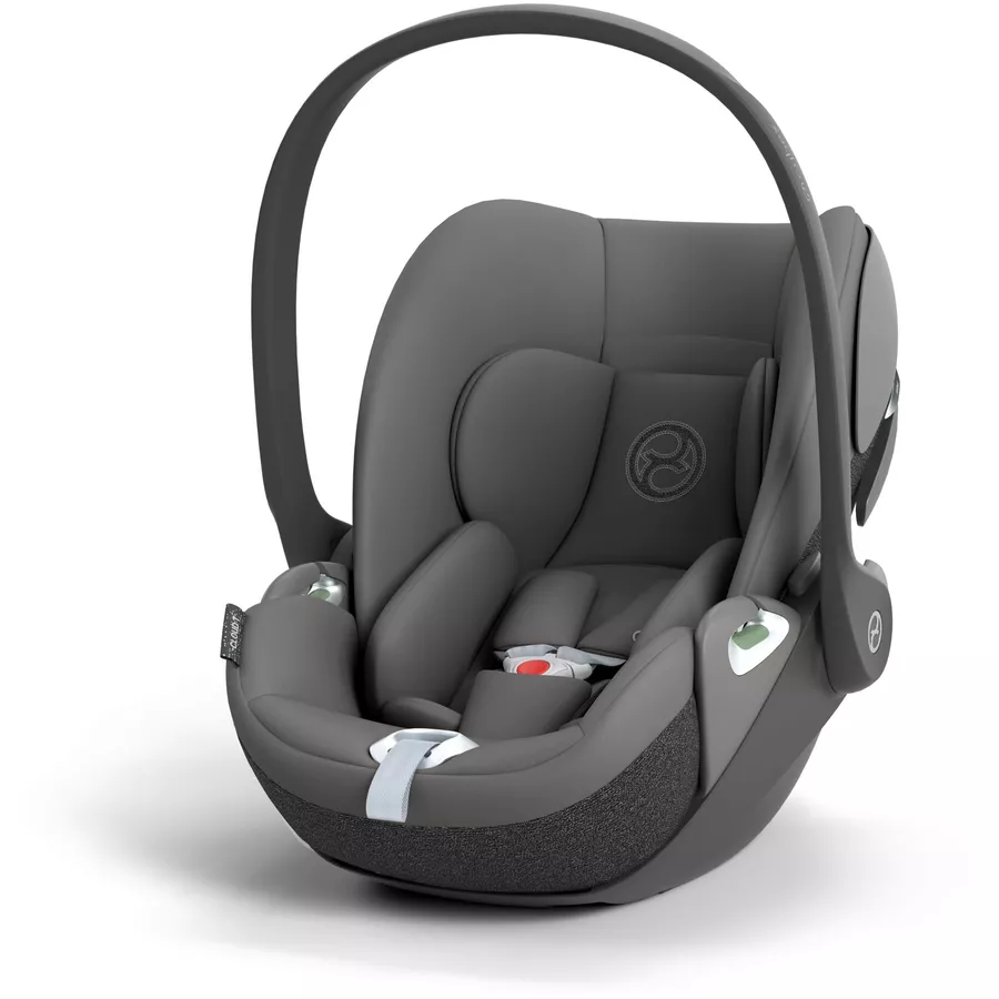 cybex PLATINUM Buggy Coya Chrome Dark Brown Off White inklusive Babyschale Cloud T I-Size Mirage Grey und Adapter