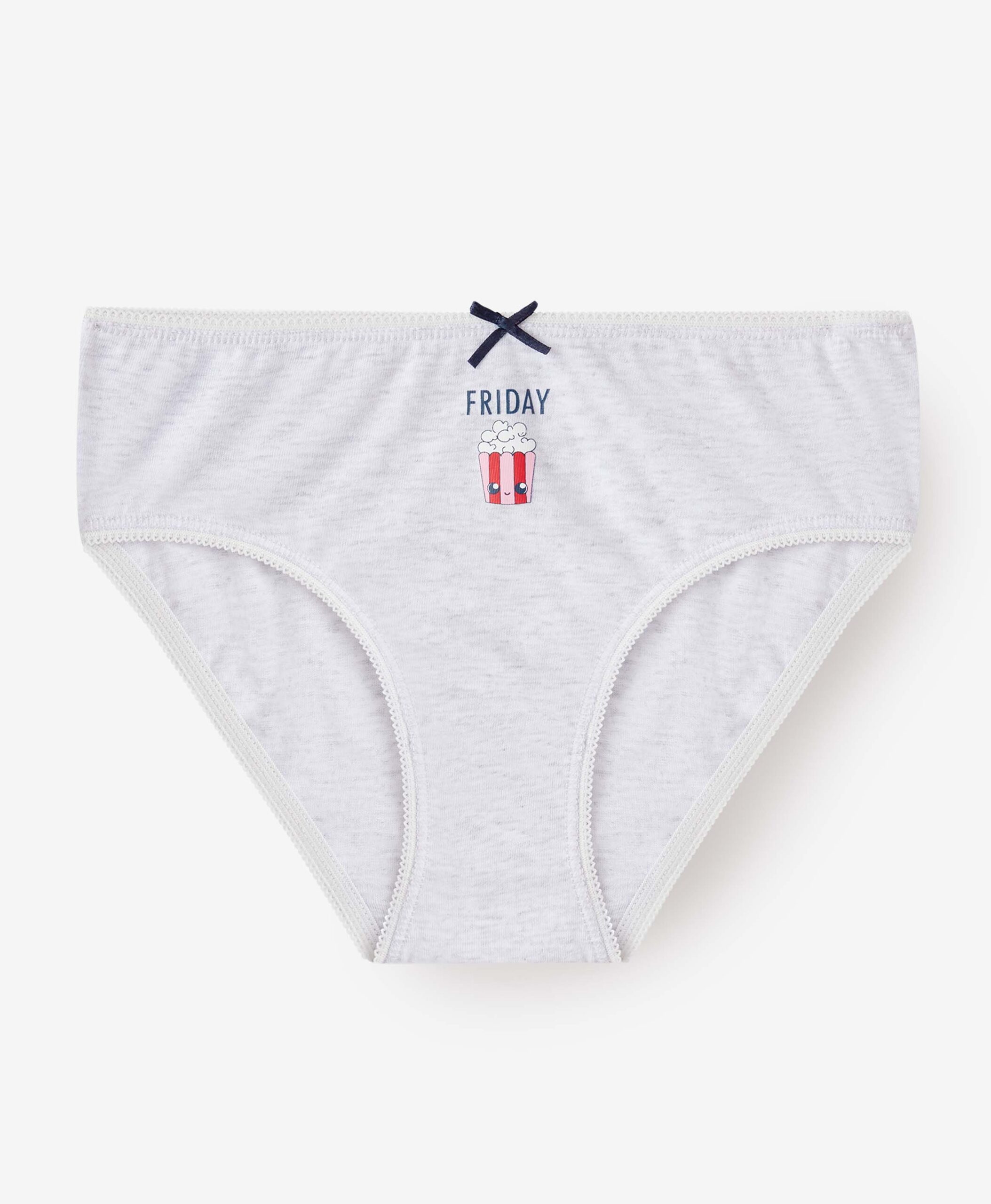 Unterhosen für Mädchen, 100% Baumwolle, 7er-Pack