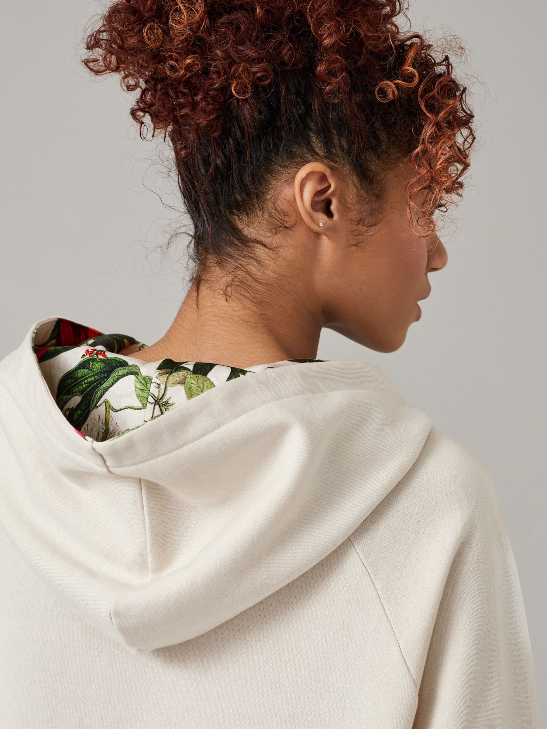 Crème - B by Ted Baker Longline Hoodie