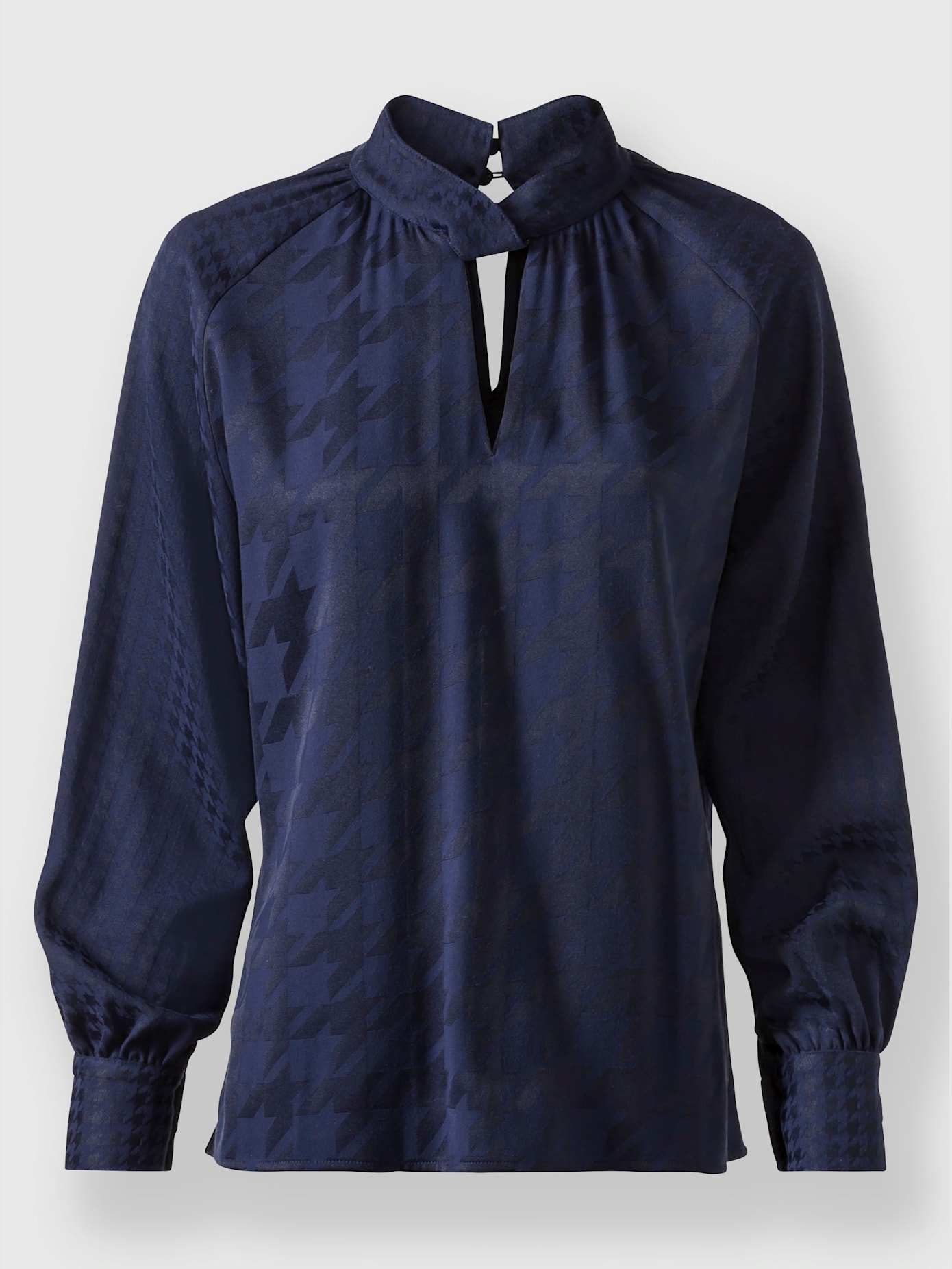 Chemisier motif jacquard original