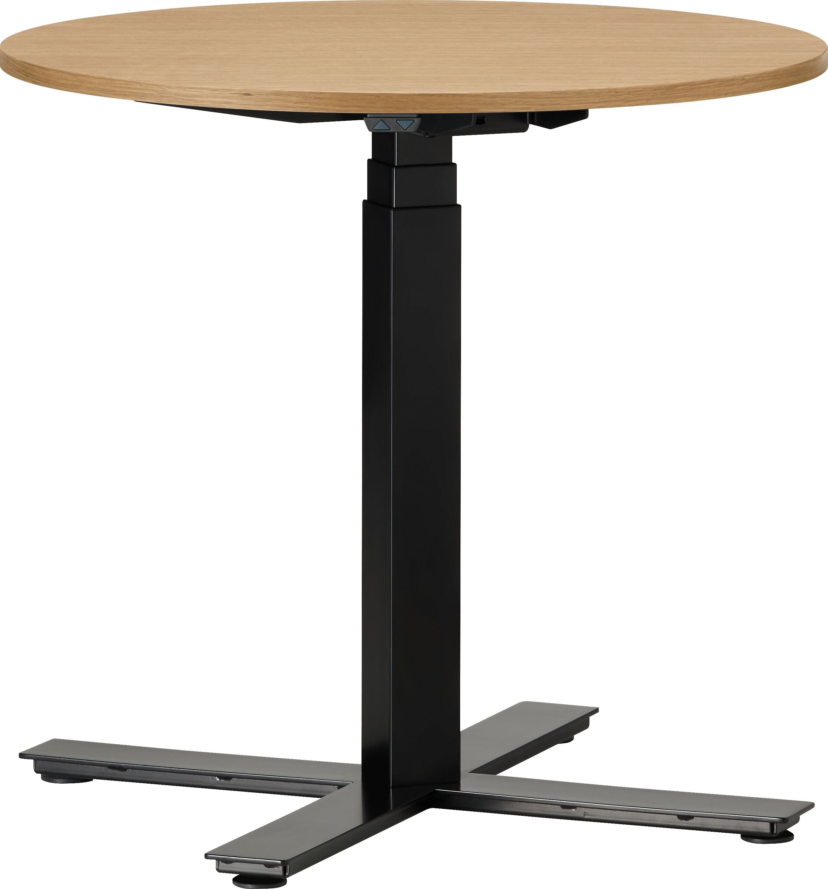 FLEXCUBE Besprechungstisch höhenverstellbar - Eiche / H: 62.5 cm