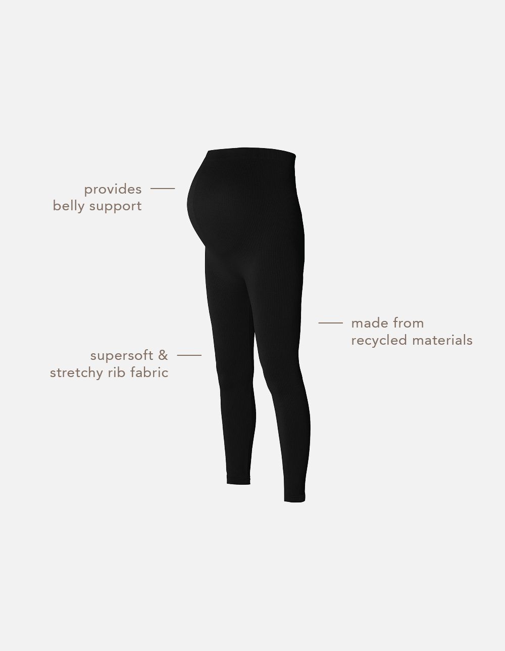 Noppies Maternity Legging Reva - Black