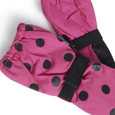 Nordbjørn Stalon Votter, Pink/Black Dots