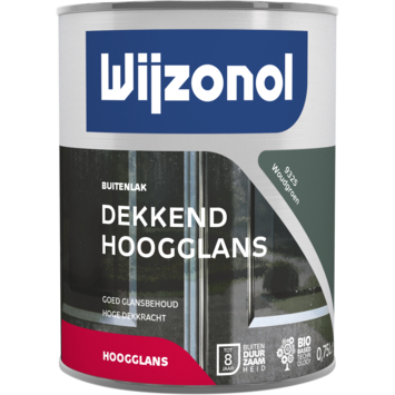 Wijzonol lak hoogglans woudgroen dekkend 750 ml