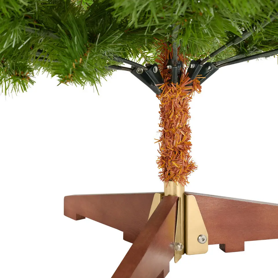 tectake Kunstkerstboom Blitzen, 180 cm, spuitgietnaalden, Groen
