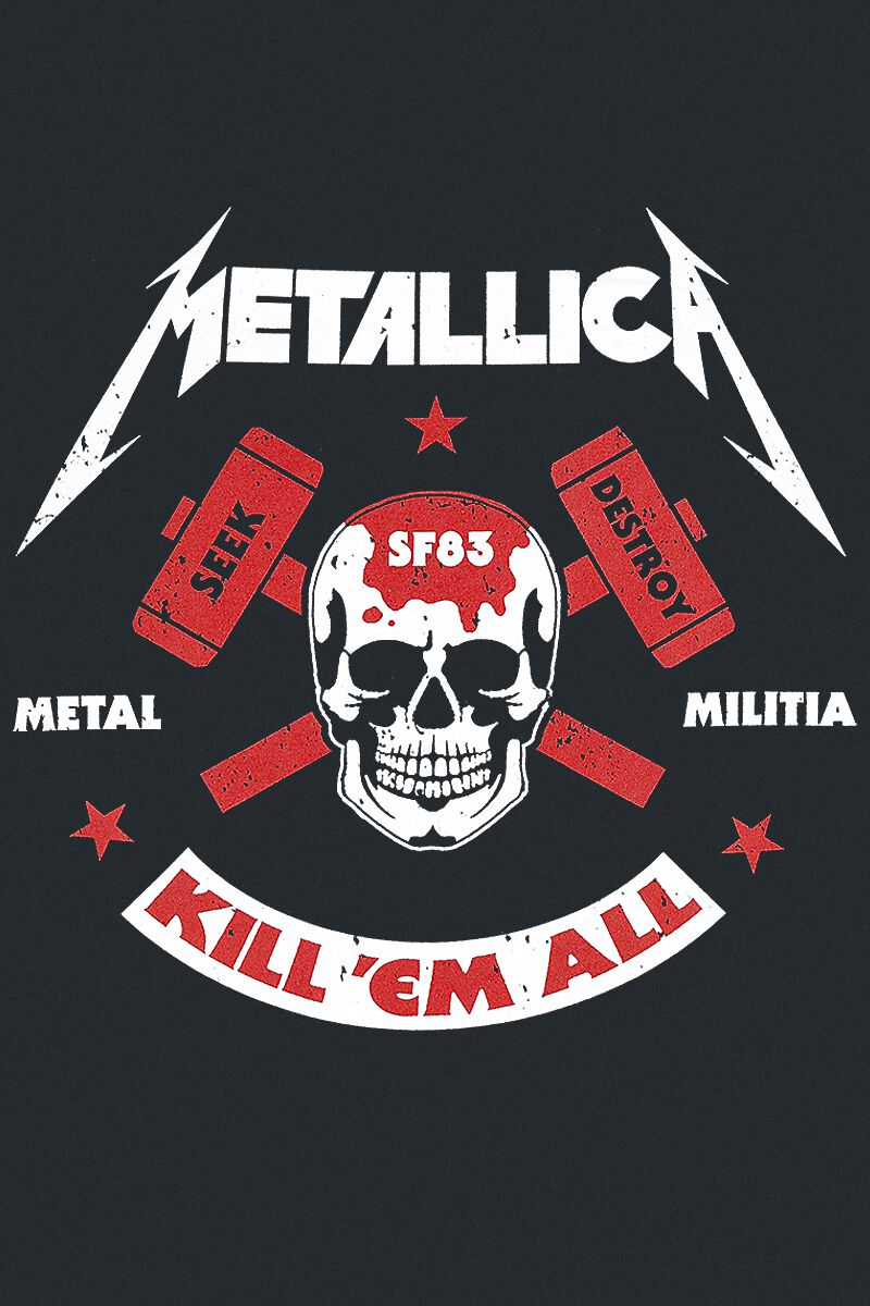 Kill 'Em All - Skull | Metallica T-shirt manches longues