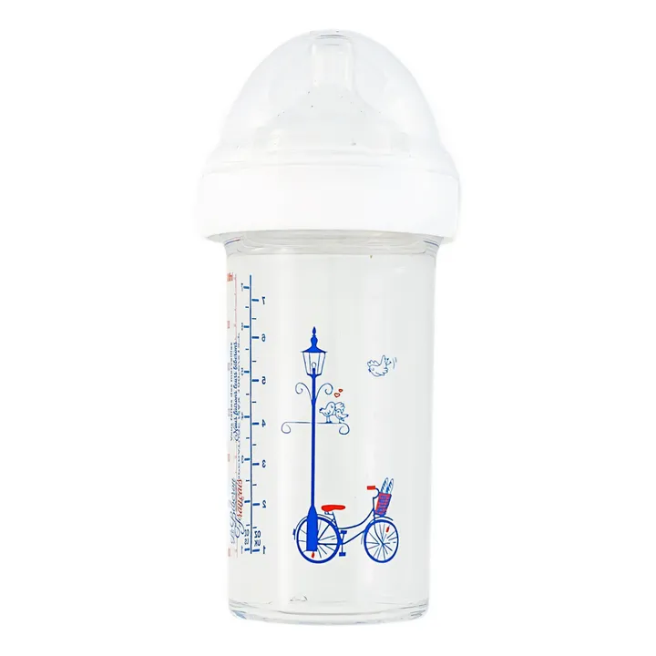 Le biberon français Biberon Vélo Inès de la Fressange 210 ml | Blanc