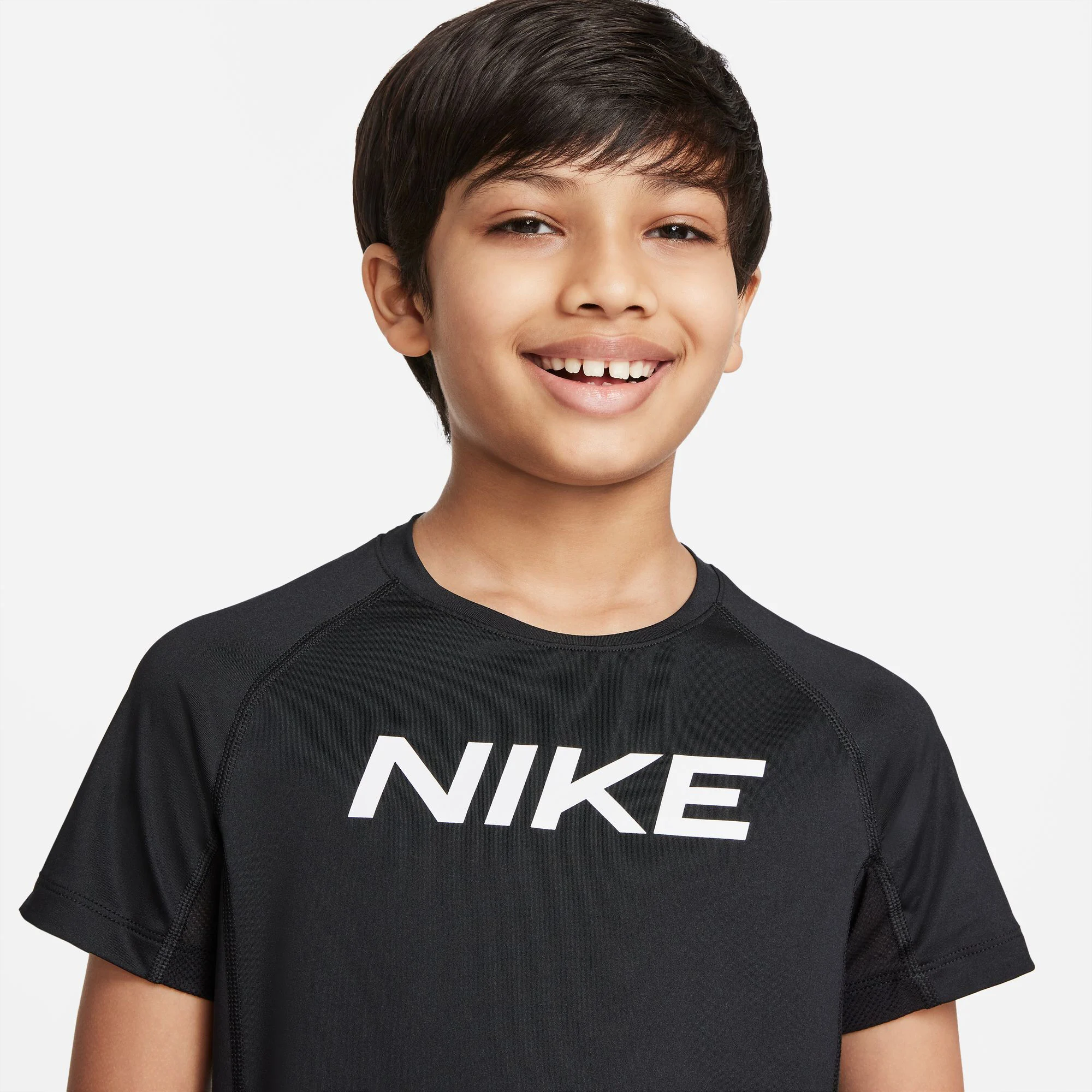 Nike Dri-Fit Pro T-shirt Garçons - Noir , Blanc