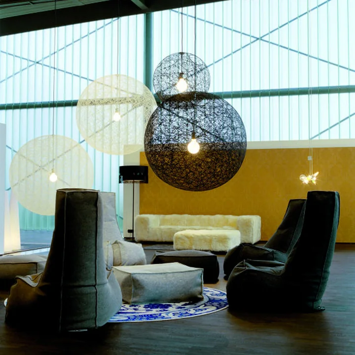 Moooi - Random Light II Pendelleuchte, L, weiss