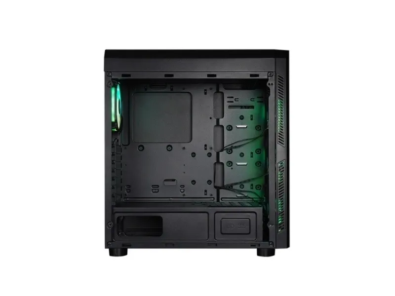 Chieftec SCORPION 4 - Tower - ATX - sidepanel med vindue (hærdet glas) - ingen strømforsyning (ATX) - sort - USB/Lyd