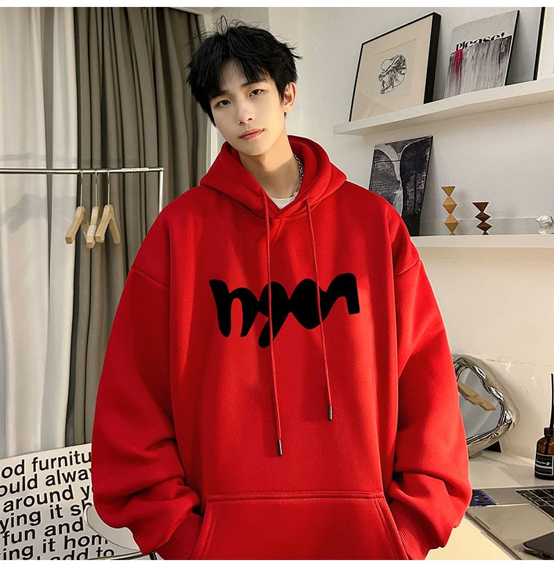 Posive - Oversized hoodie met print