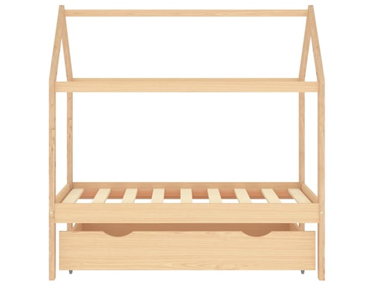 VIDAXL - Lit enfant Lit classique d'enfant avec tiroir bois de massif 70x140cm