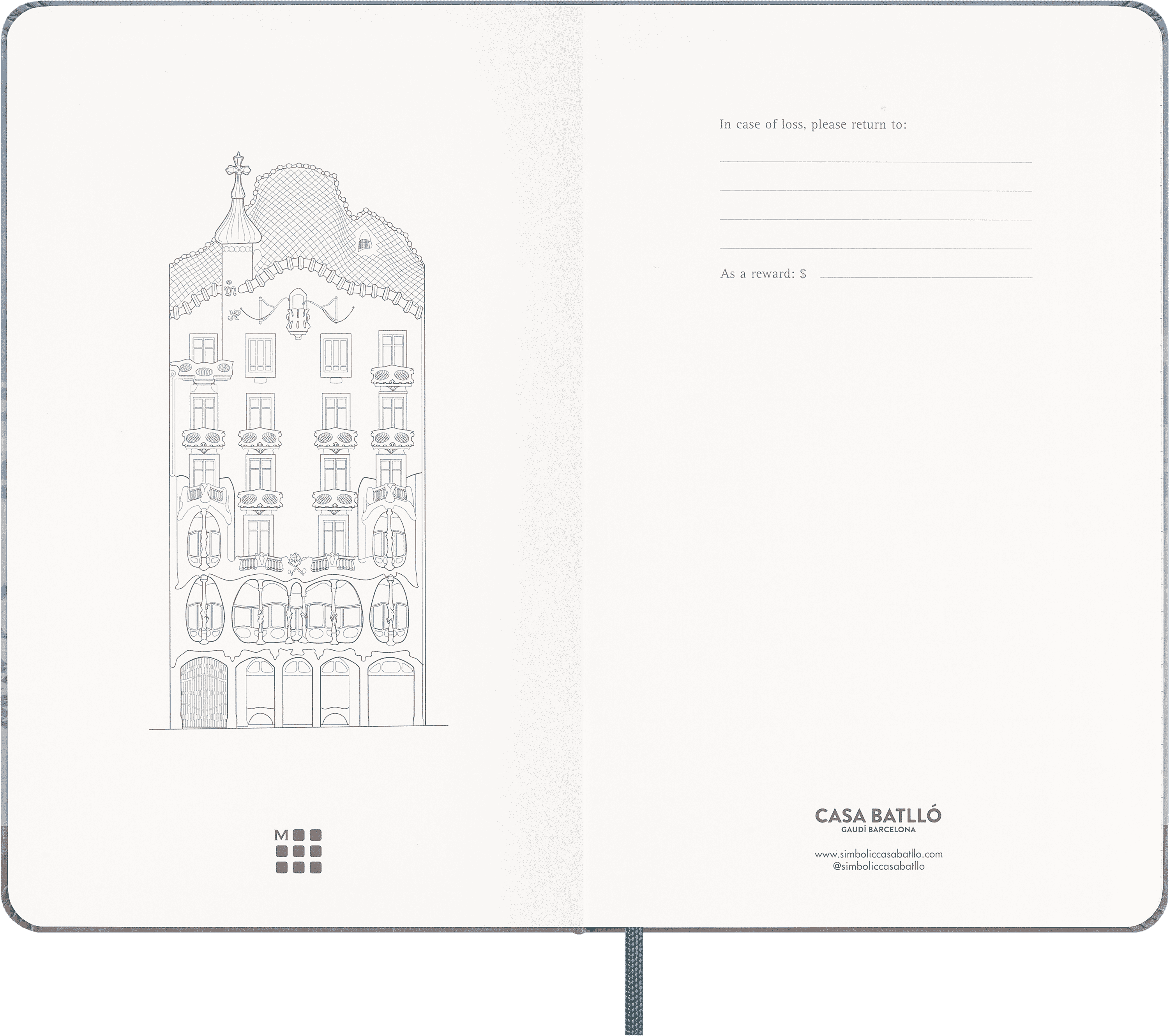 Casa Batlló Custom Edition Notebook Hard cover, large, ruled
