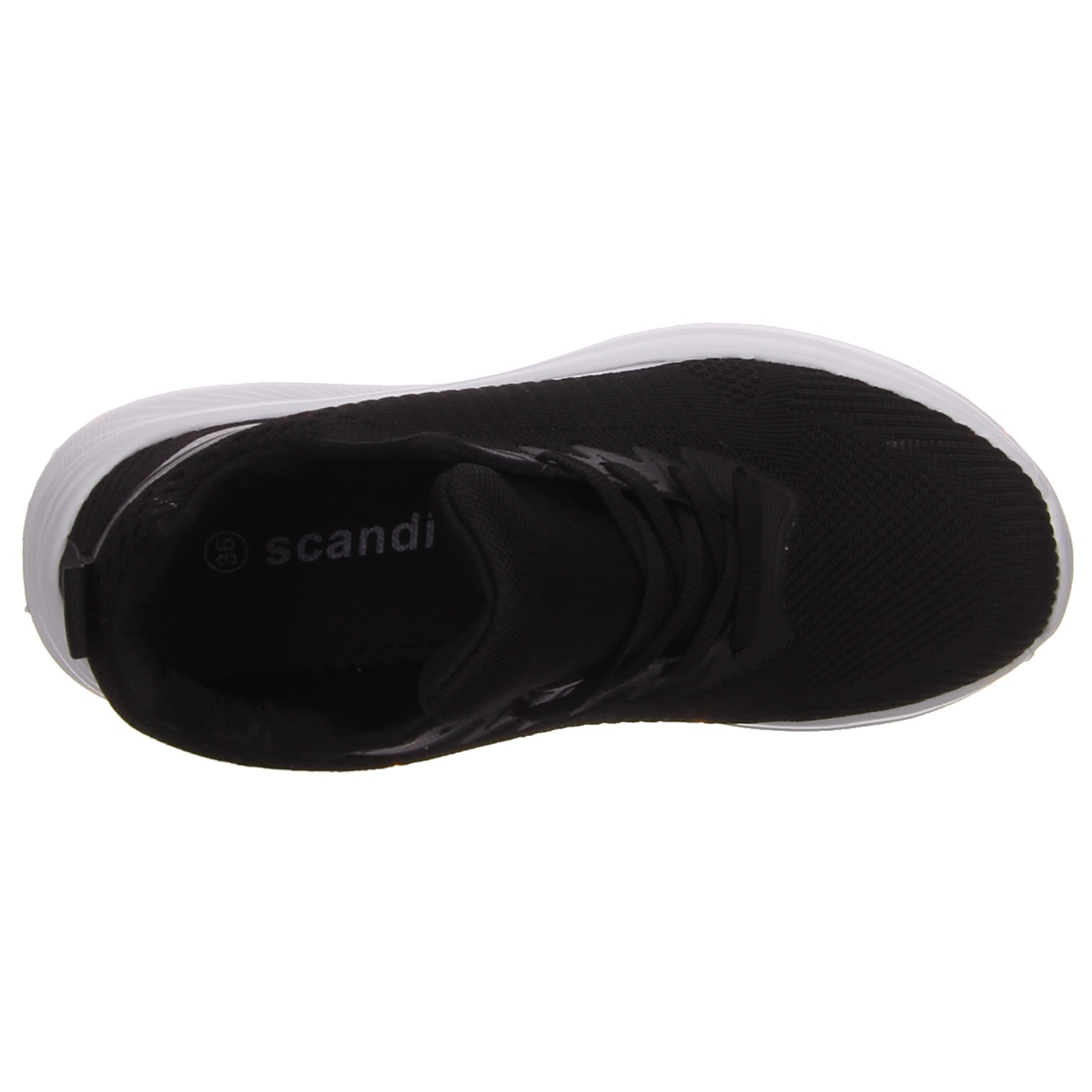 Scandi Sportschuhe schwarz schwarz
