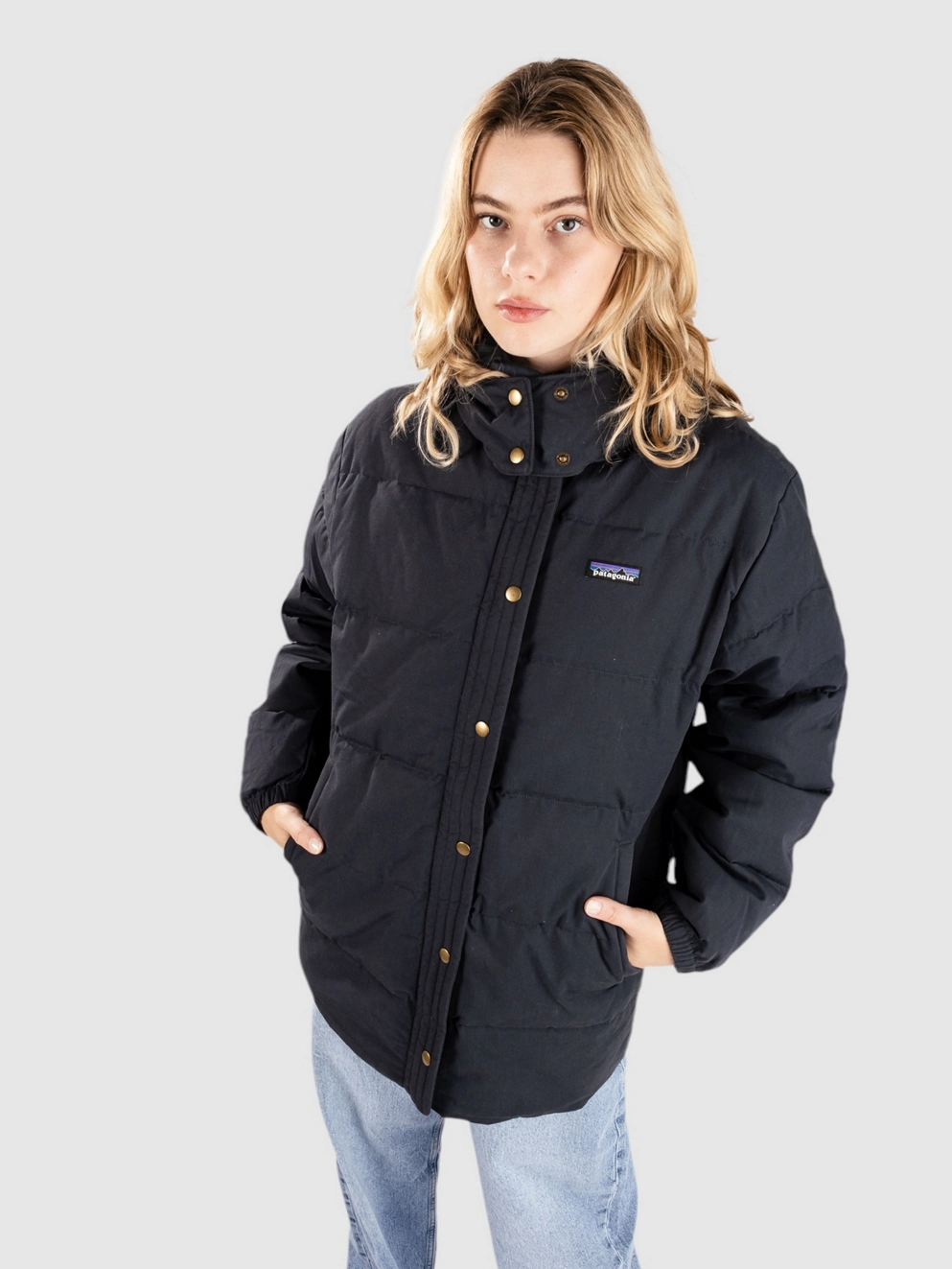Patagonia Cotton Down Parka pitch blue