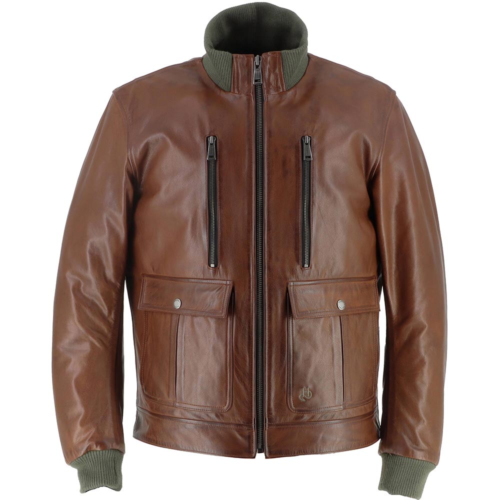 Helstons - Blouson Downtown Marron