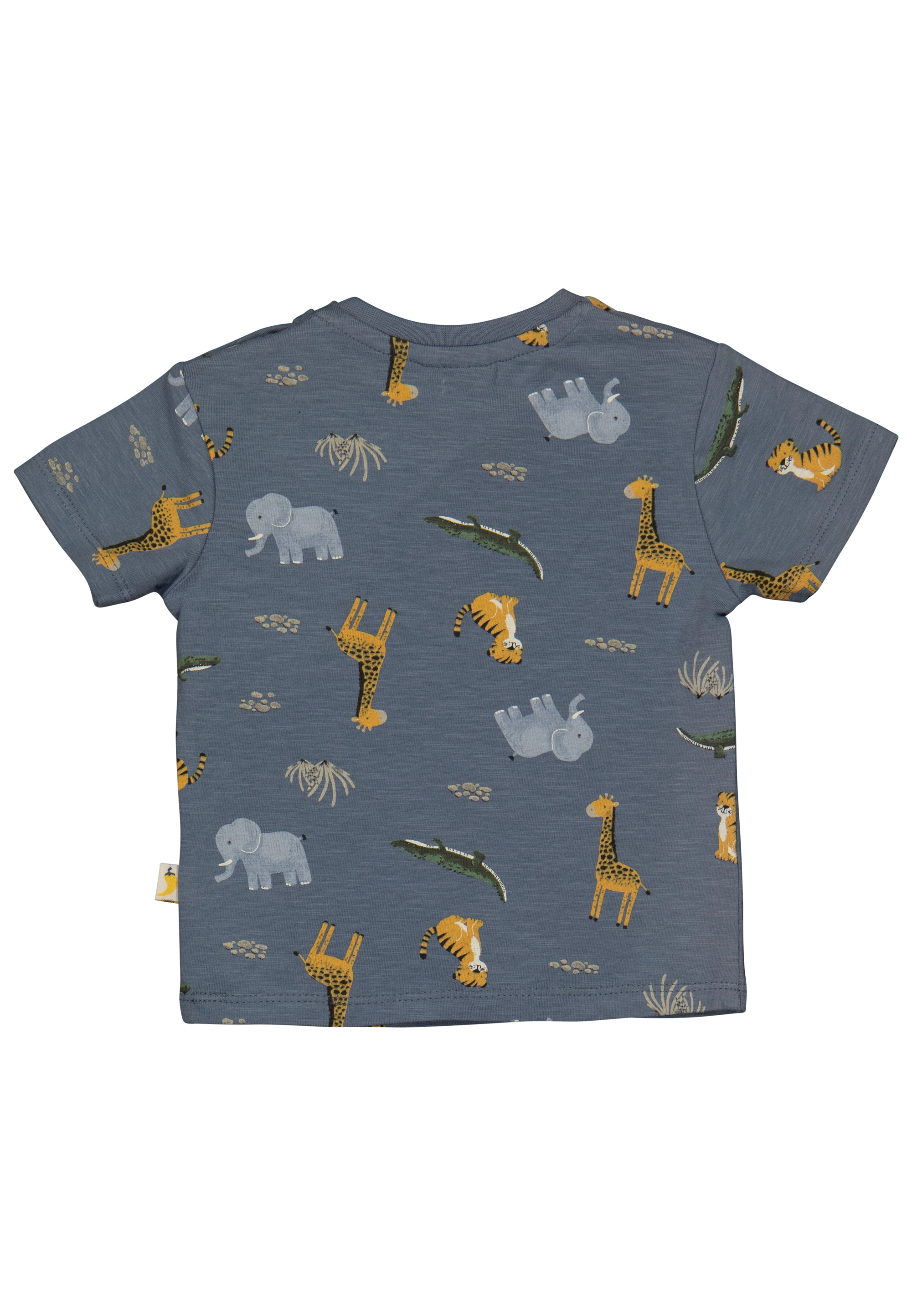 T-Shirt WILD ANIMALS in china blue