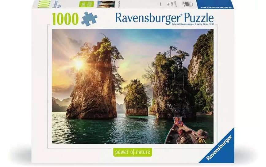 Puzzle Three rocks in Cheow, Thailand 1000 TeileKlassisches Puzzlespiel mit Premium-Qualität
