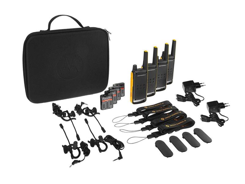 Motorola Funkgeräte-Set TLKR T82 Extreme 4 Stück Outdoortaugliche Handfunkgeräte