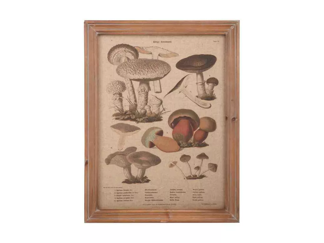 Cadre en bois et tissu