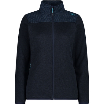 CMP Knit Tech Melange Fleecejacke B.blue / Night Damen