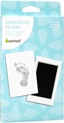 Pearhead Clean-Touch Fot- og Håndavtrykk, Svart