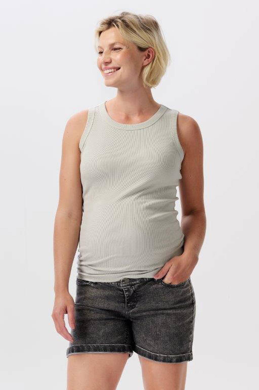 Noppies regular fit short Jamie grey denim