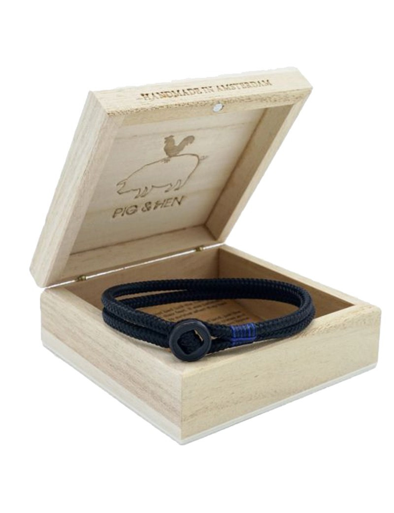 PIG & HEN BRACELET DON DINO BLACK