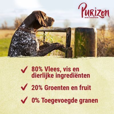 Purizon - Droogvoer - 80% Vlees en Vis - 20% Groenten en Fruit