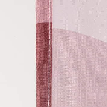 Sealskin douchegordijn earth 180x200cm donker roze/wit