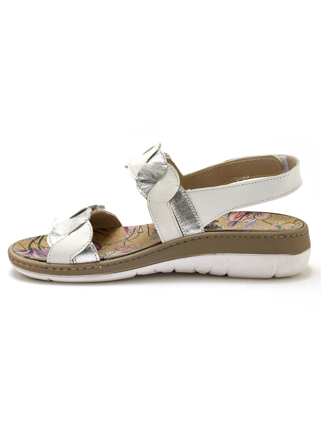 Sandales ouverture totale par scratchs