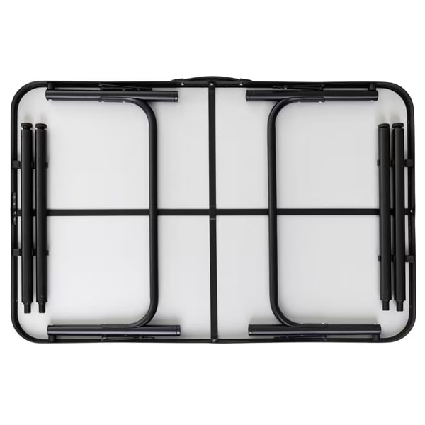 Table de camping pliante bois 90 x 60 cm