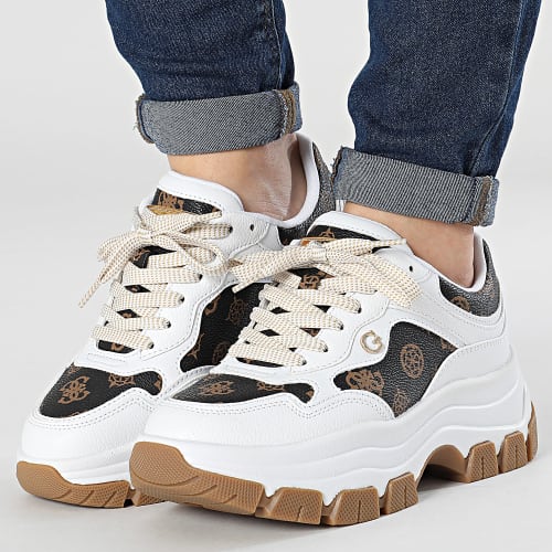 Baskets Femme FLPBR3FAL12 White Brown