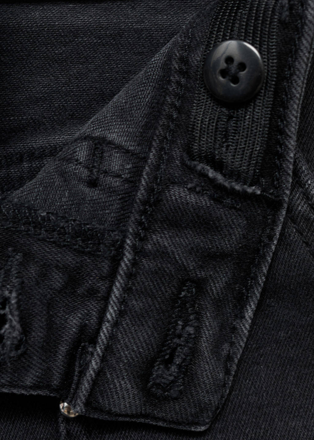 Mango Kids straight leg jeans antraciet