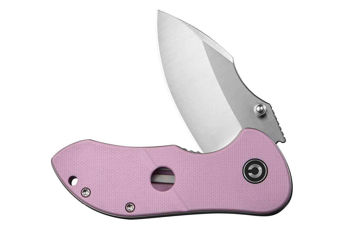 Civivi Gordo C22018C-4, Satin D2, Pink G10, zakmes, Peter Carey design